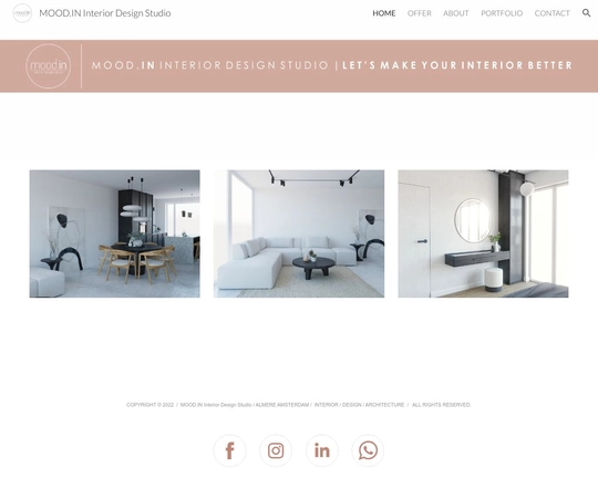 MOOD.IN Interior Design Logo